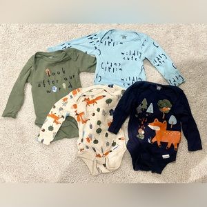 Newborn Gerber long-sleeved onesies